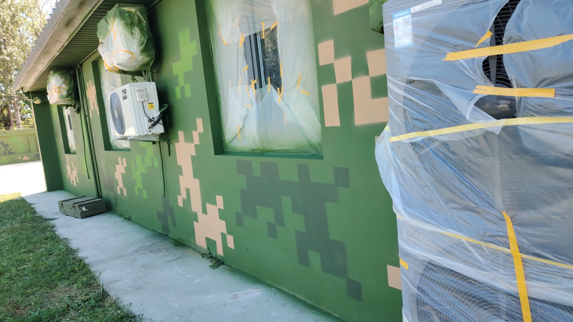 襄阳外墙迷彩漆施工多少钱 伪装迷彩漆  